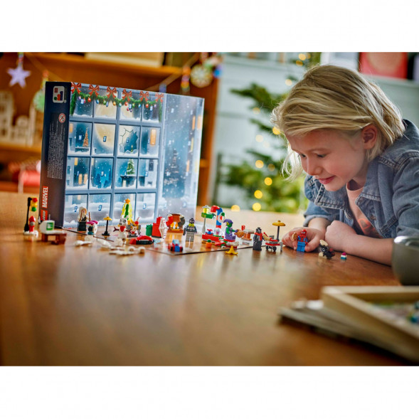 Конструктор LEGO Super Heroes 76293 Новогодний календарь Человек-паук, 2024 в Перми