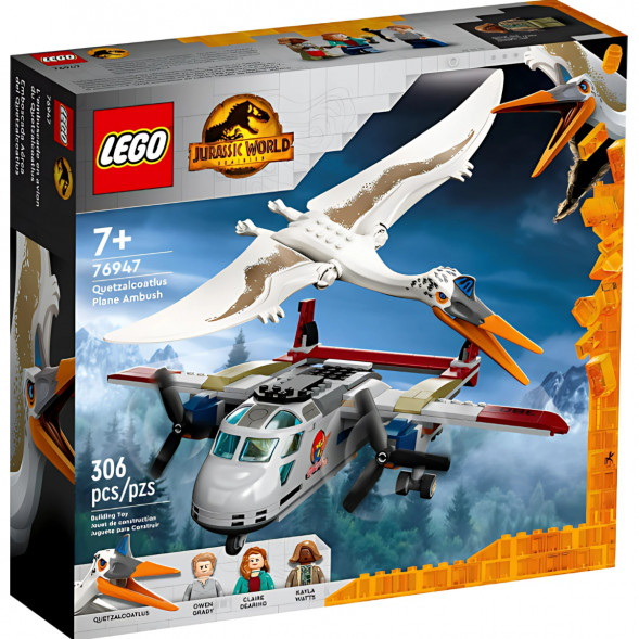 Конструктор LEGO Jurassic World 76947 Кетцалькоатль: нападение на самолёт в Перми