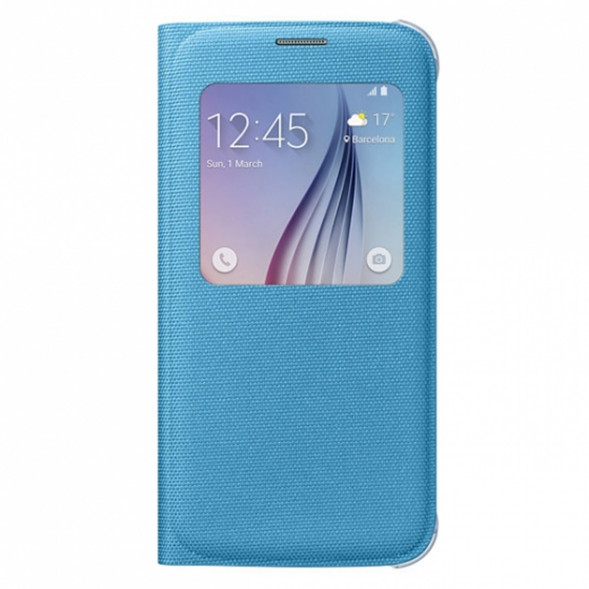 Чехол для Samsung Galaxy S6 S-View Cover (EF-CG920BLE), Blue в Перми