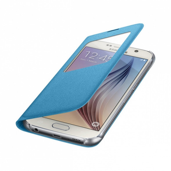 Чехол для Samsung Galaxy S6 S-View Cover (EF-CG920BLE), Blue в Перми