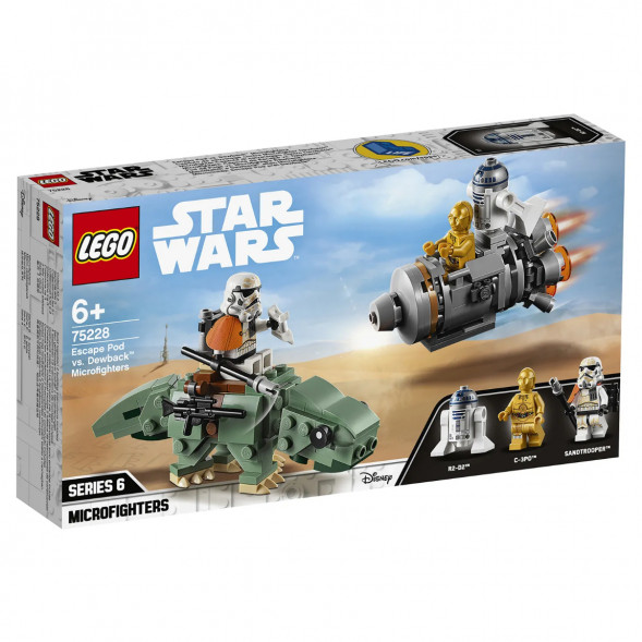 Конструктор LEGO Star Wars 75228 Спасательная капсула Микрофайтеры дьюбэк в Перми