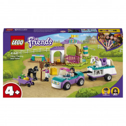 Конструктор LEGO Friends 41441 Тренировка лошади и прицеп для перевозки