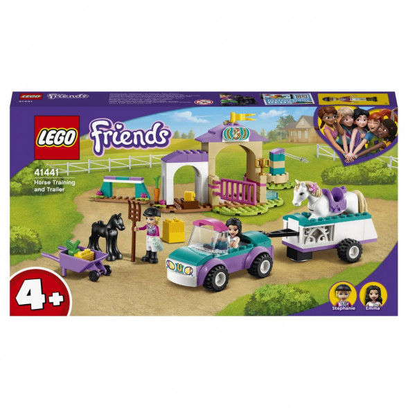 Конструктор LEGO Friends 41441 Тренировка лошади и прицеп для перевозки в Перми