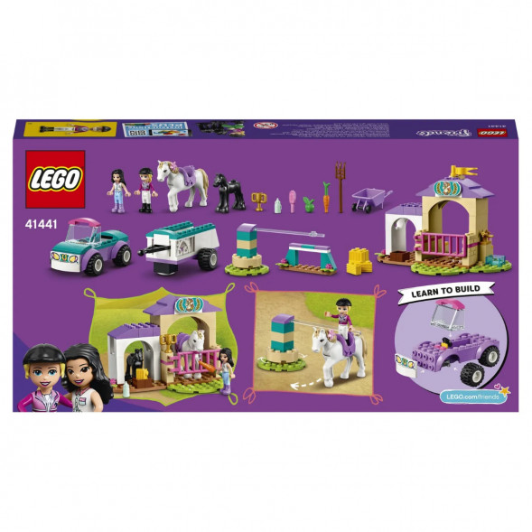 Конструктор LEGO Friends 41441 Тренировка лошади и прицеп для перевозки в Перми