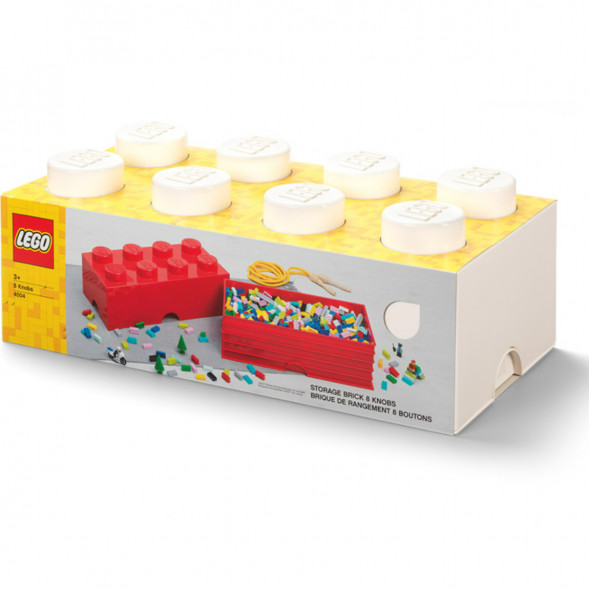 Пластиковый кубик для хранения LEGO Creator 4004, белый в Перми