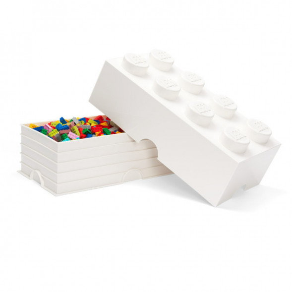 Пластиковый кубик для хранения LEGO Creator 4004, белый в Перми