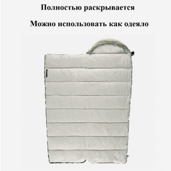 Спальный мешок Naturehike M300 (Левый), серый в Перми