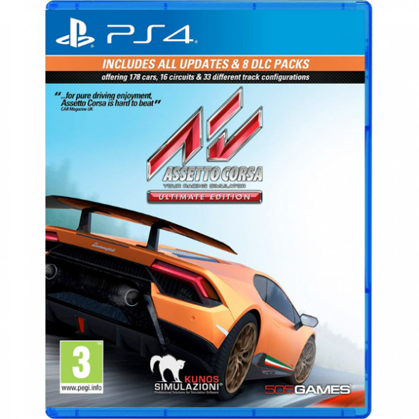 Игра Assetto Corsa. Ultimate Edition [PS4, русские субтитры] в Перми