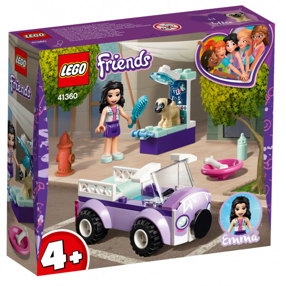 Конструктор LEGO Friends 41360 Передвижная ветклиника Эммы в Перми
