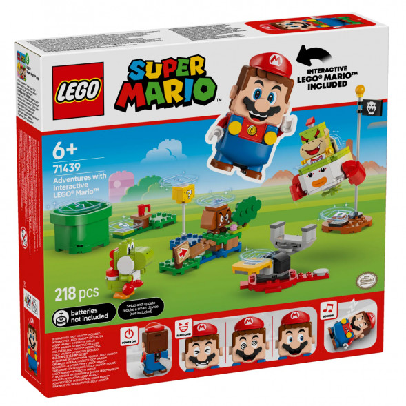 Конструктор LEGO Super Mario 71439 Приключения с интерактивным Марио в Перми