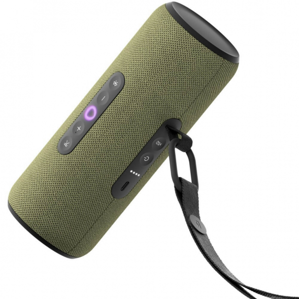 Умная портативная колонка Яндекс Станция Стрит с Алисой, зелёный в Перми