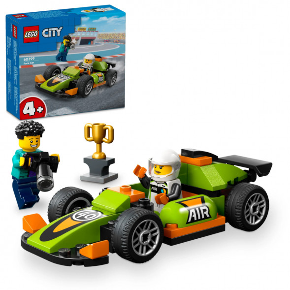 Конструктор LEGO City 60399 Зеленый Гоночный автомобиль в Перми