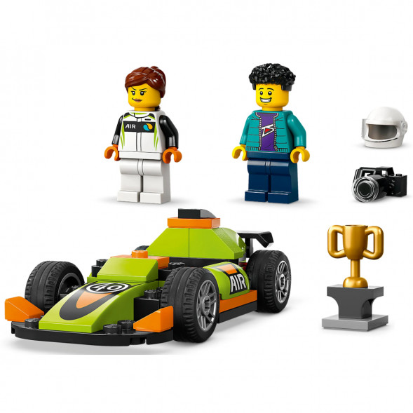 Конструктор LEGO City 60399 Зеленый Гоночный автомобиль в Перми