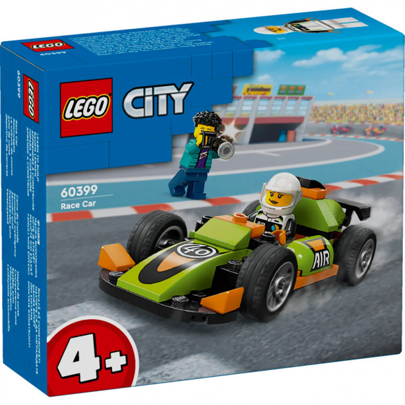 Конструктор LEGO City 60399 Зеленый Гоночный автомобиль в Перми