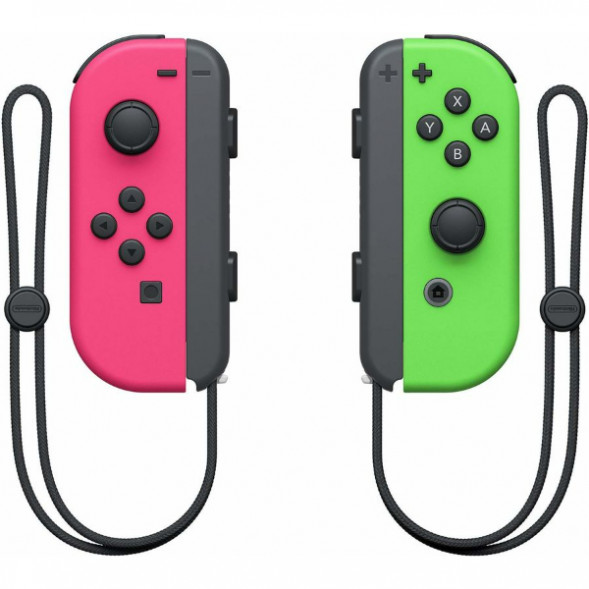 Геймпад Nintendo Switch Joy-Con controllers Duo, зеленый/розовый в Перми