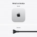Компьютер Apple Mac mini M4 2024 (MU9D3) (10 Core GPU, 16ГБ, 256ГБ SSD, Apple, macOS), серебристый в Перми