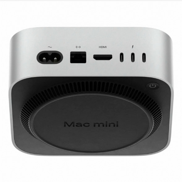 Компьютер Apple Mac mini M4 2024 (MU9D3) (10 Core GPU, 16ГБ, 256ГБ SSD, Apple, macOS), серебристый в Перми