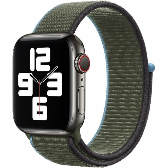 Ремешок для Apple Watch 44mm Inverness Green Sport Loop (MYA72ZM/A), зелёные холмы в Перми