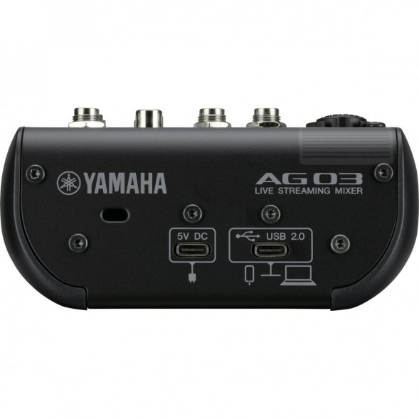 Микшер для стриминга Yamaha AG03MK2 LSPK Live Stream Black с аксессуарами в Перми
