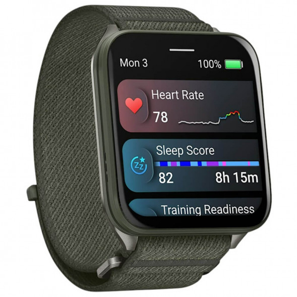 Умные часы Garmin Venu X1 Green с нейлоновым ремешком Moss ComfortFit 010-02980-03 в Перми