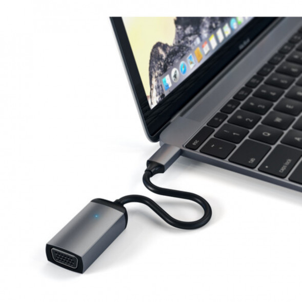 Адаптер Satechi USB Type-C to VGA , Space Gray в Перми