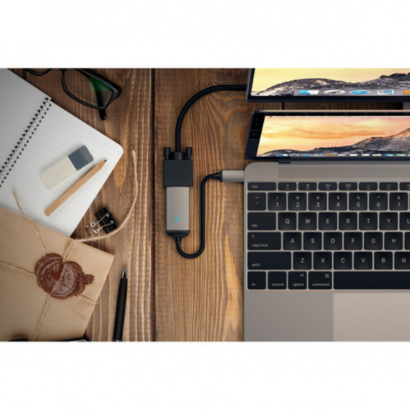 Адаптер Satechi USB Type-C to VGA , Space Gray в Перми