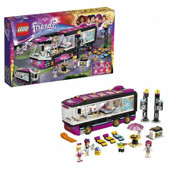 Конструктор LEGO Friends 41106 Поп звезда: гастроли в Перми