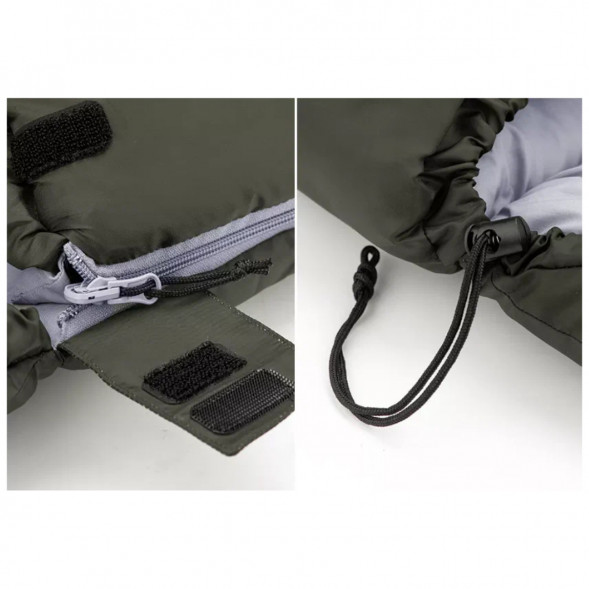 Спальный мешок NH20MSD07-U350S (Правый), темно-зеленый в Перми