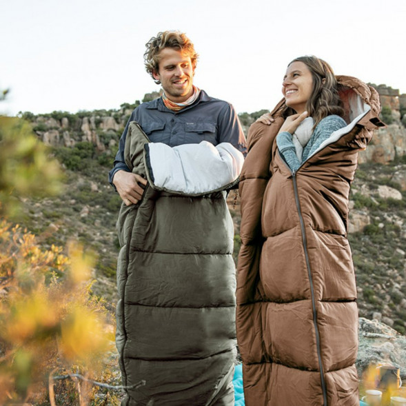 Спальный мешок NH20MSD07-U350S (Правый), темно-зеленый в Перми