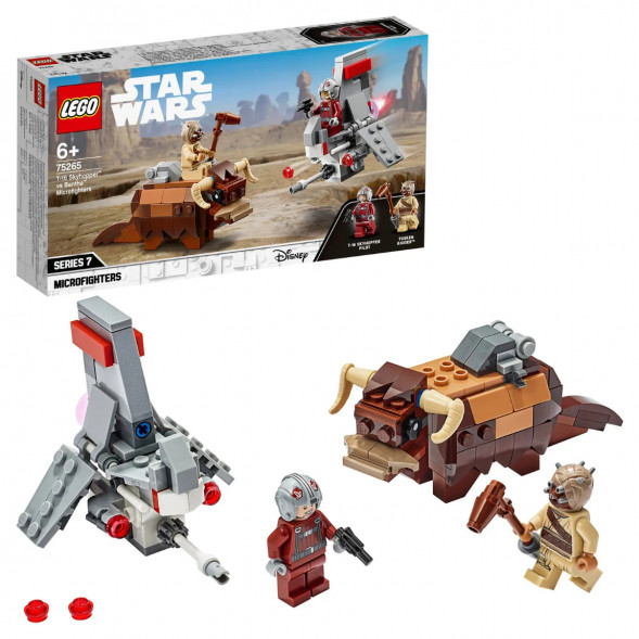 Конструктор LEGO Star Wars 75265 Микрофайтеры Скайхоппер T-16 против Банты в Перми