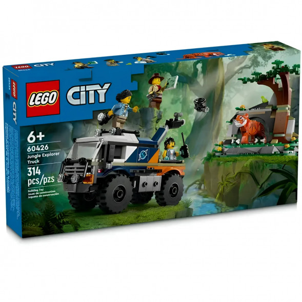 Конструктор LEGO City 60426 Внедорожный грузовик Исследователь джунглей в Перми