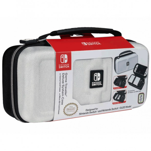 Чехол BIG BEN Deluxe для Nintendo Switch/OLED/Lite, белый в Перми