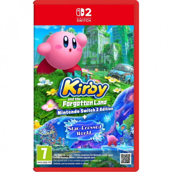 Игра Kirby and the Forgotten Land + Star-Crossed World [Nintendo Switch 2, английская версия] в Перми
