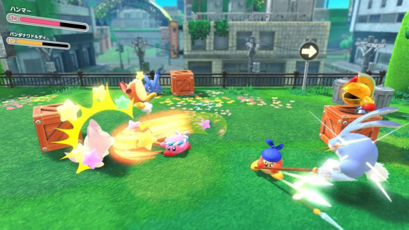 Игра Kirby and the Forgotten Land + Star-Crossed World [Nintendo Switch 2, английская версия] в Перми