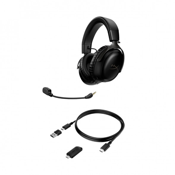 Наушники HyperX Cloud III Wireless, Black в Перми