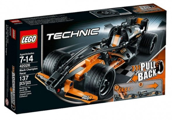 Конструктор LEGO Technic 42026 Чёрный гоночный автомобиль в Перми