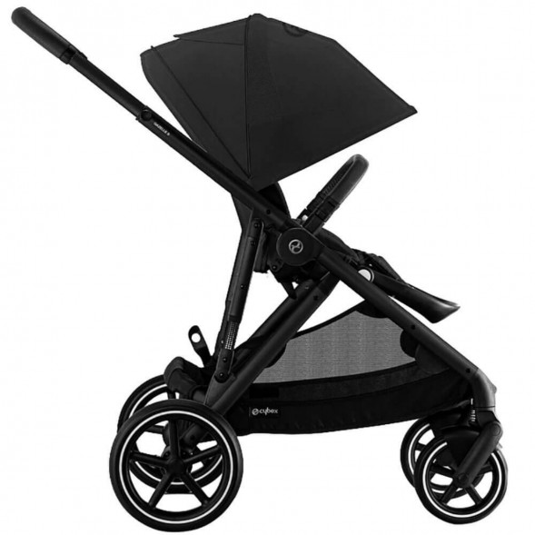 Детская коляска Cybex Gazelle S BLK Moon Black с корзиной и дождевиком в Перми