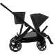 Детская коляска Cybex Gazelle S BLK Moon Black с корзиной и дождевиком в Перми