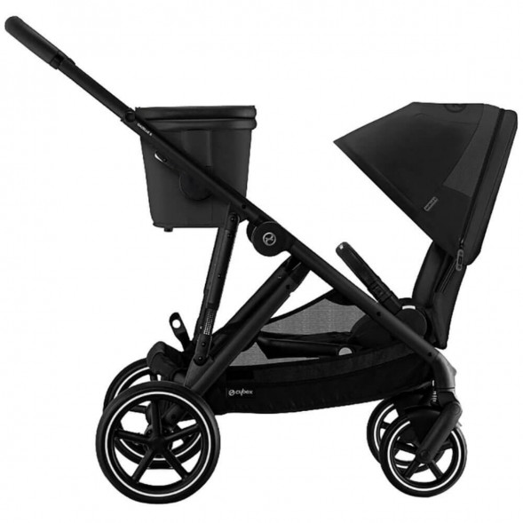 Детская коляска Cybex Gazelle S BLK Moon Black с корзиной и дождевиком в Перми