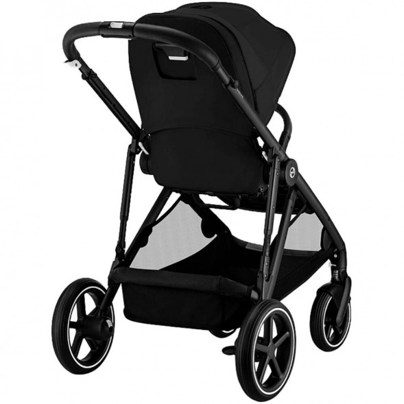 Детская коляска Cybex Gazelle S BLK Moon Black с корзиной и дождевиком в Перми