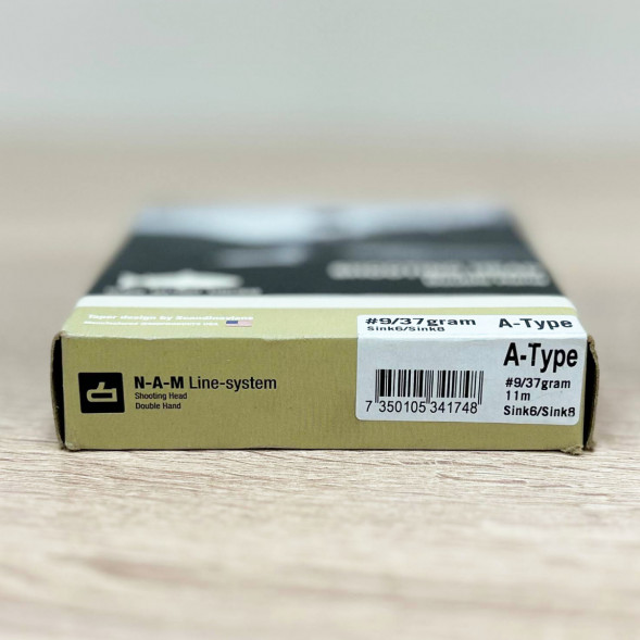 Рыболовная леска N-A-M Line System Shooting Head #9/37gram Sink6-Sink8 A-Type в Перми