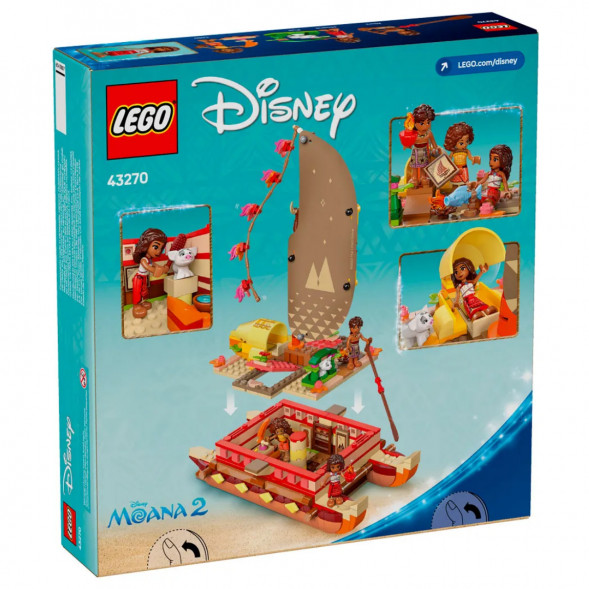 Конструктор LEGO Disney 43270 Моана: приключение на каноэ в Перми