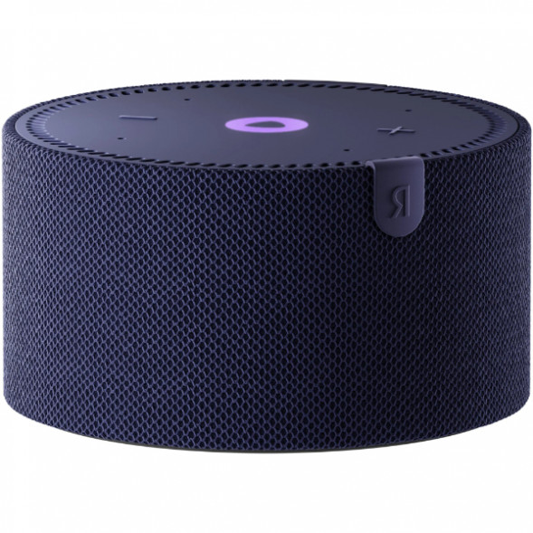 Умная колонка Яндекс Станция Мини (без часов), cиний сапфир в Перми