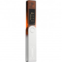 Аппаратный криптокошелек Ledger Nano X, BTC Orange