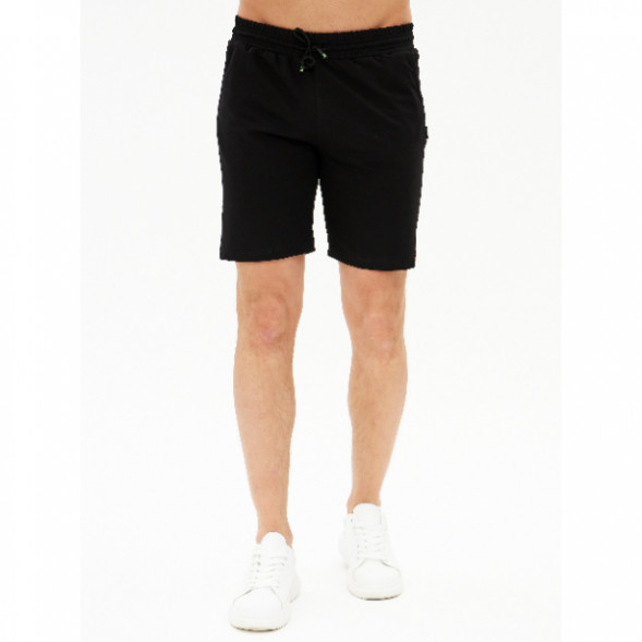 Шорты мужские трикотажные, черный, L в Перми