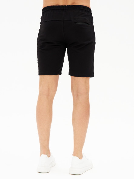 Шорты мужские трикотажные, черный, L в Перми