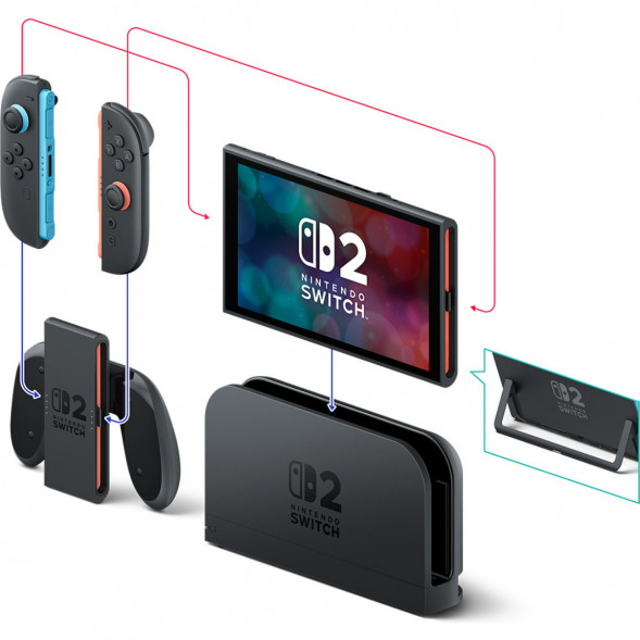 Игровая приставка Nintendo Switch 2, черный в Перми