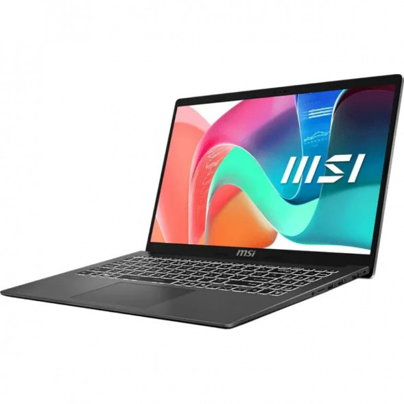 Ноутбук MSI Modern 15 F1MXG-1278XRU (15.6&amp;quot;, IPS, Intel Core 7 150U 1.8ГГц, 10 ядер, 16ГБ DDR5, 512ГБ SSD, Intel Iris Xe Graphics, без ОС), серый в Перми