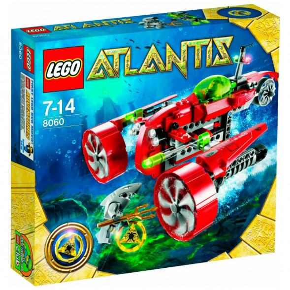 Конструктор LEGO Atlantis 8060 Субмарина Тайфун Турбо в Перми