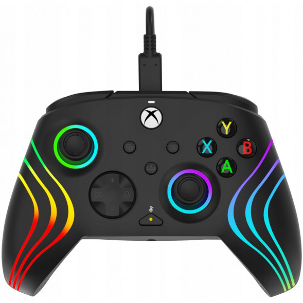 Геймпад проводной PDP для Xbox Afterglow Wave, Black в Перми